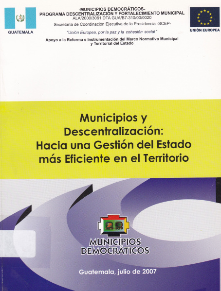 Archivo:Cover MunicipiosYDescentralizacion Guatemala.jpg