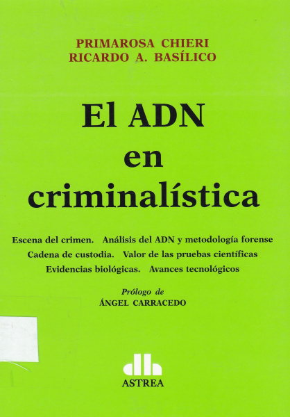 Archivo:Cover ADNCriminalistica Chieri.jpg