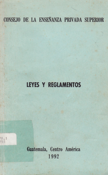 Archivo:Cover Consejo Leyes Reglamentos.jpg