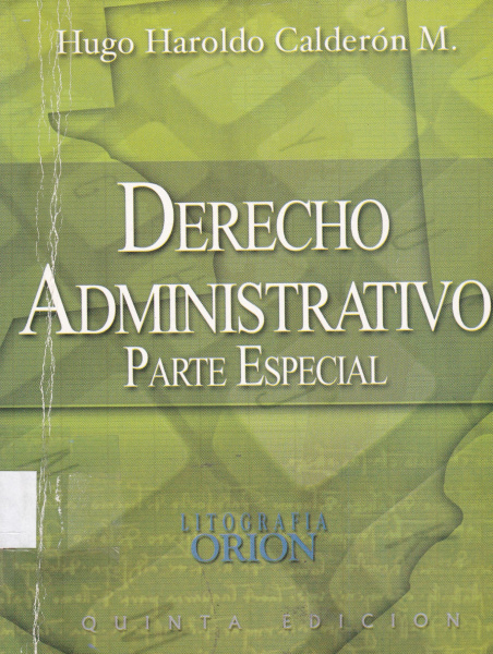 Archivo:Cover Derecho Administrativo Calderon.jpg